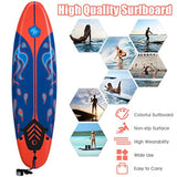 Surfboard, 6-Foot Stand-Up Paddle Board with Removable Fins
