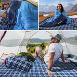 Double Flannel  Sleeping Bag for Adults