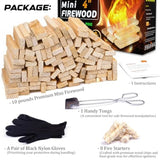 Mini Fire Stick with Fire Starter and Tongs