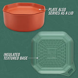 9-Piece Polypropylene Outdoor Dining Plates, Bowls, Mixing Bowl