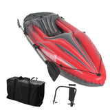 Inflatable Kayak 1 Person Adult Red Canoe