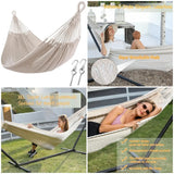 Handwoven Hammock by Thick Cotton Rope