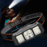 LED Headlamp Rechargeable Flashlight