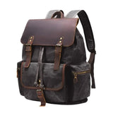 Vintage Waxed Canvas Backpack