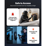Handgun Safe Fingerprint/Password/Key