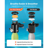 Mini Scuba Tank 0.5 L/1.9 L Portable Diving Tank