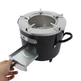 Portable Stainless Steel Wood Stove with Removable Ash Tray
