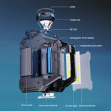 Solar Camping Lantern Long Range Powerful Solar Spotlight