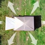 Camping Tent, Top Skylight for Ventilation and Mosquito Protection