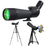 25-75x80 Upgrade Spotting Scope HD Large Field Powerful Zoom Monocular Telescope FMC BAK4 for Bird Watching Target Shooting
