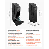 Handgun Safe Fingerprint/Password/Key