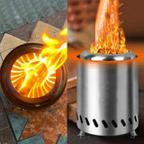 Mini Stove Wood Burning Pellet Fueled