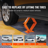 Scissor Jack 2.5 Ton/5512 lbs Scissor Car Jack 3.7"-17.1"