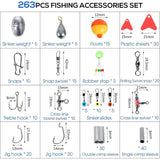 Complete 263-Pc Fishing Kit