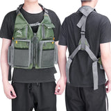 Breathable Fishing Vest with Zippered Pockets