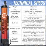 5 Pack Water Filter Straws