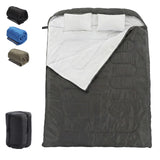 Double Sleeping Bag for Adults with Pillow