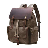 Vintage Waxed Canvas Backpack