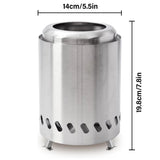 Mini Stove Wood Burning Pellet Fueled