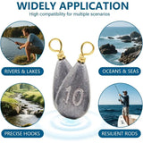 30/36pcs Fishing Sinkers Kit