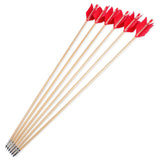 Turkey Feather Wooden Arrows