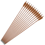 Mixed Carbon Arrows, 12 pcs, 31.5 Inch Spine