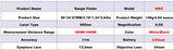 Golf Laser Rangefinder, Binoculars with Flag Lock, Slope Compensation, Vibration, Telescope for Golf Disc Game，Hunting