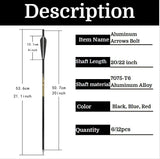 Aluminum Crossbow Bolts