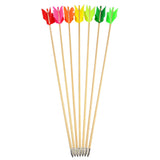 Turkey Feather Wooden Arrows