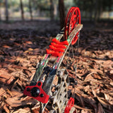 Short Axis Compound Bow Set Kit 30-60Lbs Adjustable Draw Weight Ambidextrous