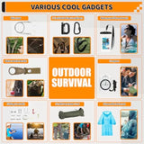 252 Pc Survival Kit Mini First Aid Kit