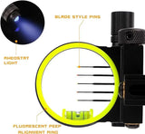 Compound Bow Sight 5-Pin 0.019" Fiber Optic Adjustable