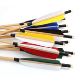Archery Arrows 12pcs 32inch Wooden Shaft