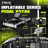 Single Inflatable Fishing Kayak Upgraded Version