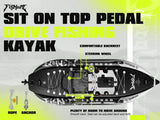 Single Inflatable Fishing Kayak Upgraded Version