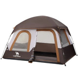 Backpacking tent for outdoor camping and hiking