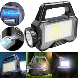 Solar Camping Lantern Long Range Powerful Solar Spotlight