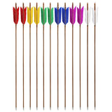 Turkey Feather Bamboo Arrows 6/12pcs 33.4"