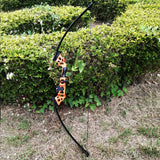 Bowfishing Set 40lbs Recurve Straight Bow Solid Fiberglass