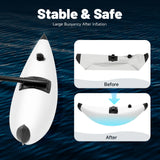 2 Pvc Banana-Shaped Kayak Outriggers