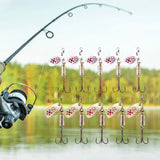 10pcs Metal Spoon Spinner Fishing Lure