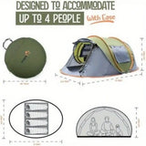 Pop Up Tent with 2 Doors