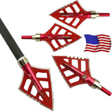 Hunting Arrow Tips, 12 pcs, 125 grain, Screw-in Blade