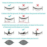 Two-Person Mosquito-Net Camping Hammock