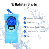 Durable Hydration Backpack with Insulated Bladder Compartment