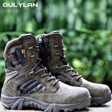 Outdoor Men's Climbing Work Safety Boots,