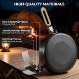 Portable Camping Cookware Set with Kettle