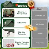 2/3 Person Camping Tent with Rainfly