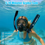 0.5L Portable Mini Diving Cylinder Kit