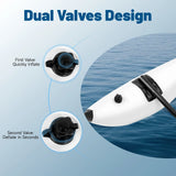 2 Pvc Banana-Shaped Kayak Outriggers